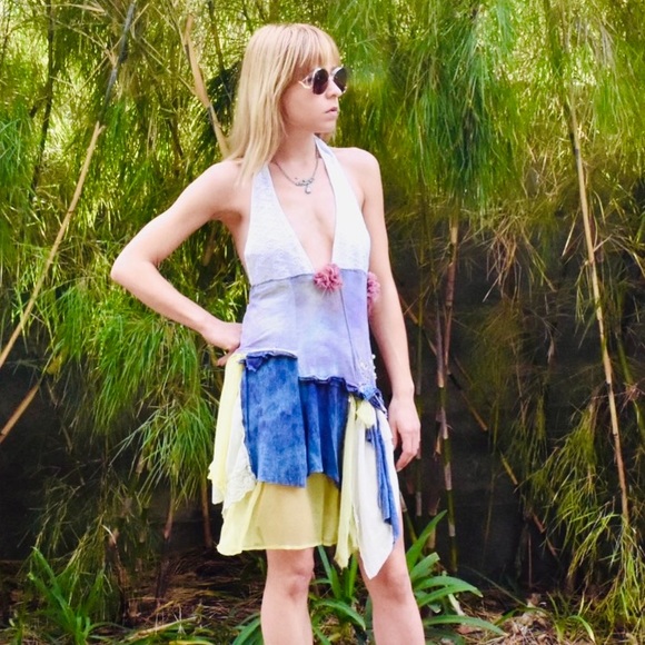 Fairy Halter Handmade Dress - Picture 1 of 10